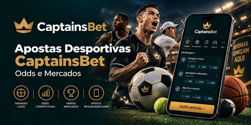 Apostas Desportivas CaptainsBet — Odds e Mercados