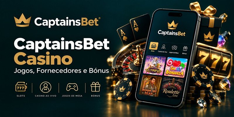 CaptainsBet Casino — Jogos, Fornecedores e Bónus