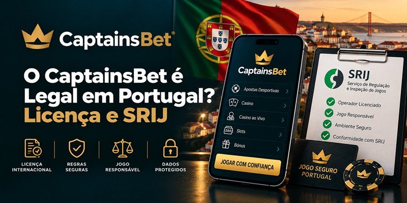 O CaptainsBet é Legal em Portugal
