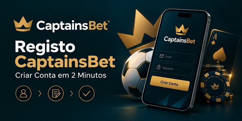 Registo CaptainsBet — Criar Conta em 2 Minutos